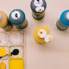 ¿Qué pinturas debemos utilizar para hacer manualidades?