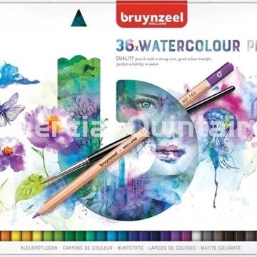 BRUYNZEEL Estuche de 36 lápices de acuarela Expression - Imagen 1