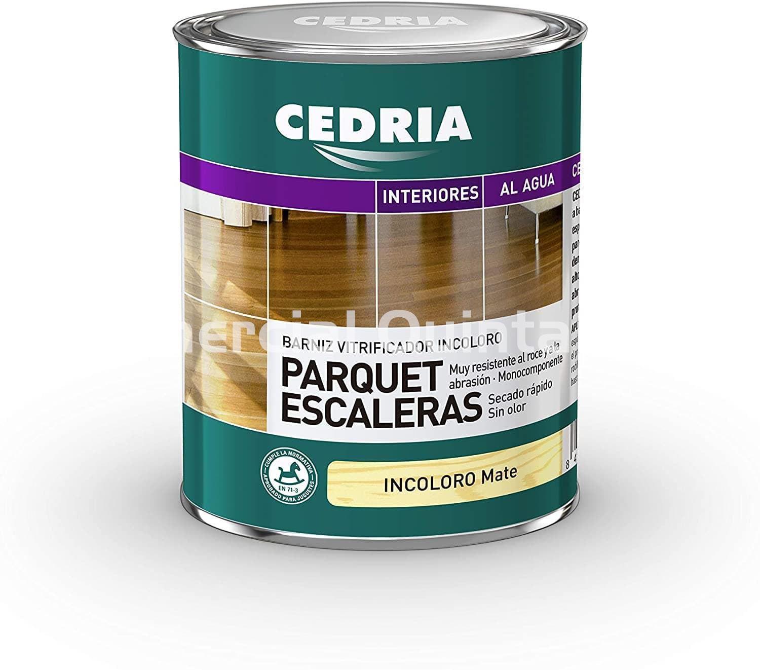 CEDRIA Barniz Parquet Escaleras - Imagen 1