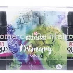 Ecoline Acuarela líquida set Primario 5 x 30 ml – ROYAL TALENS | Comercial Quintairos - Imagen 1
