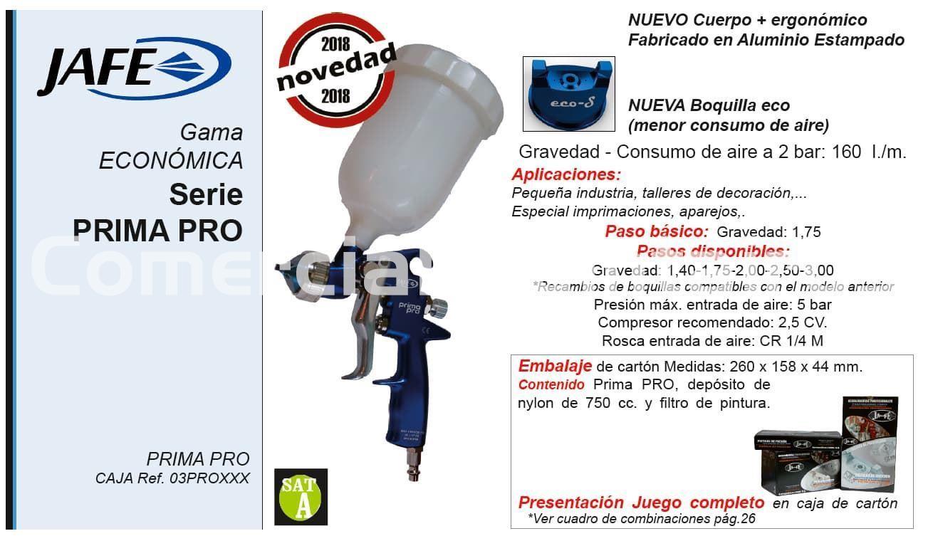 GAHESA Pistola de gravedad Prima Pro Pase 1,75 - Imagen 2