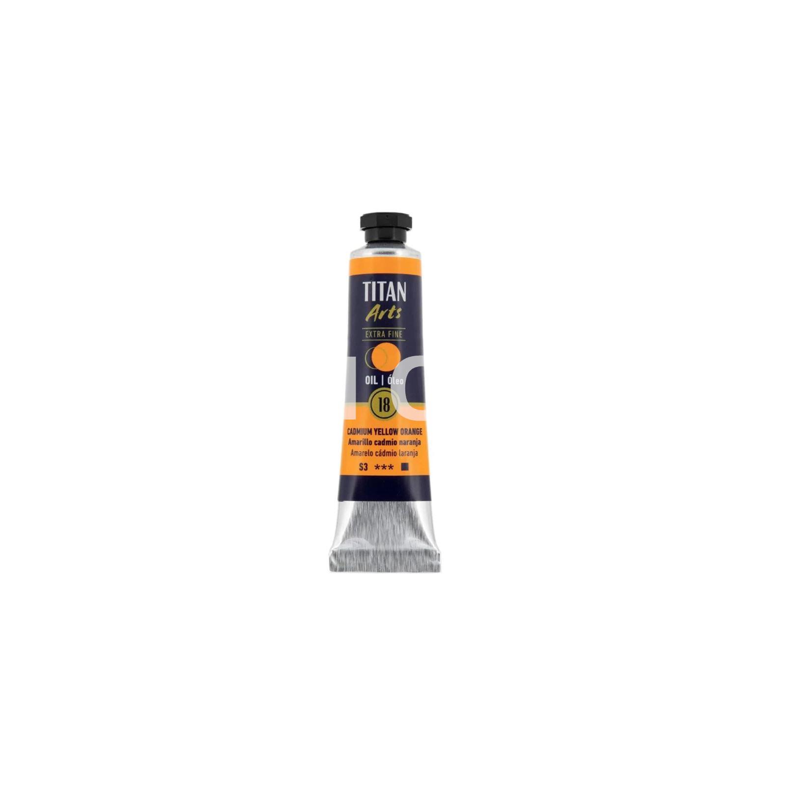 Óleo Titan Extrafino Amarillo cadmio naranja (Nº18) - Imagen 1