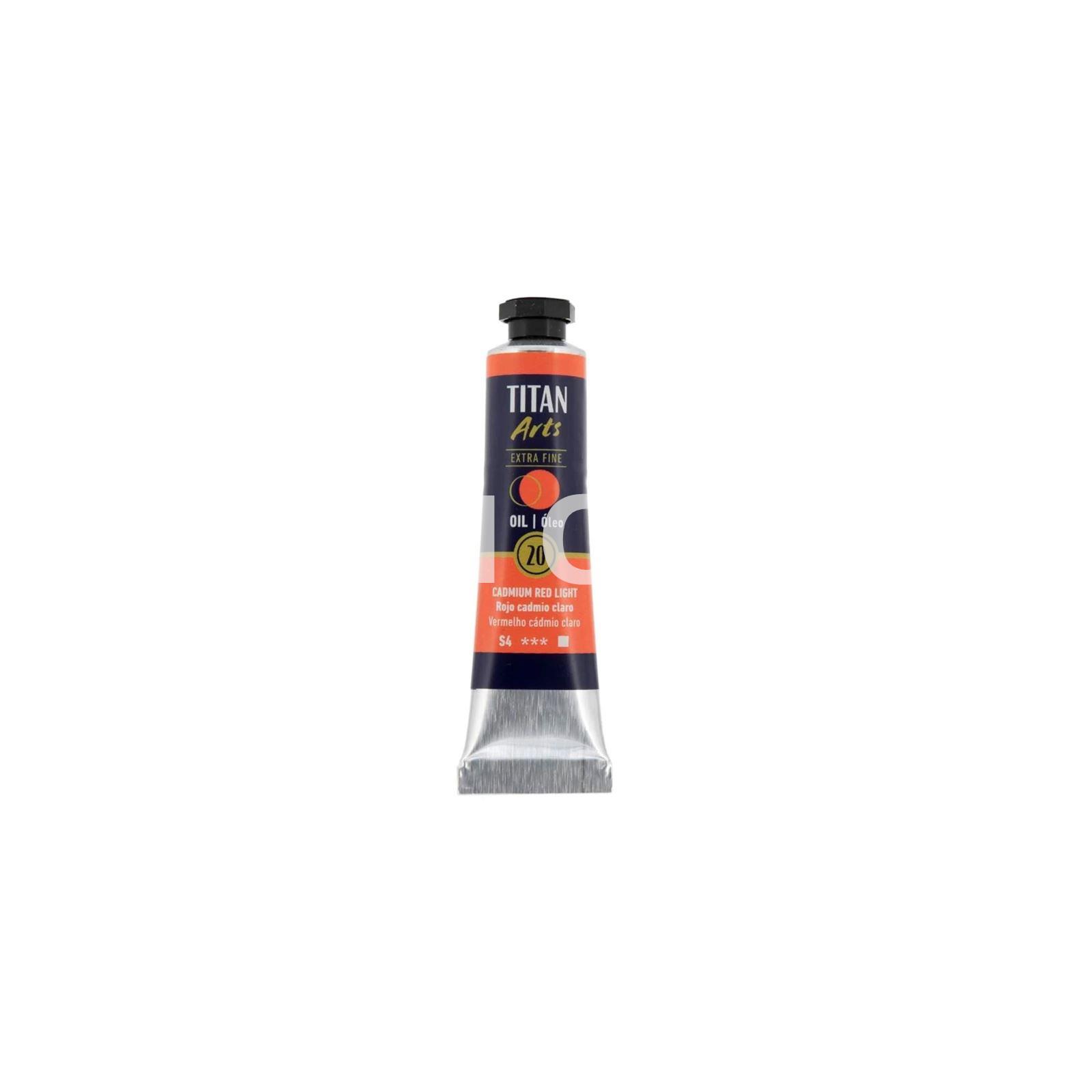 Óleo Titan Extrafino Rojo Cadmio Claro (Nº 20) - Imagen 1