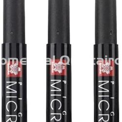 SAKURA Pigma Micron Set + estuche 3 tamaños negro. Black & Gold Edition - Imagen 1