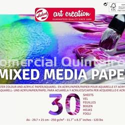 TALENS ART CREATION BLOC TECNICAS MIXTAS A4. 30 Hojas - Imagen 1