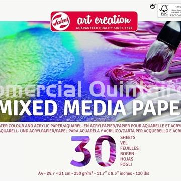 TALENS ART CREATION BLOC TECNICAS MIXTAS A4. 30 Hojas - Imagen 1