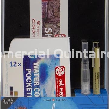 TALENS SET URBAN SKETCHING NEGRO CON SWASKY - Imagen 1