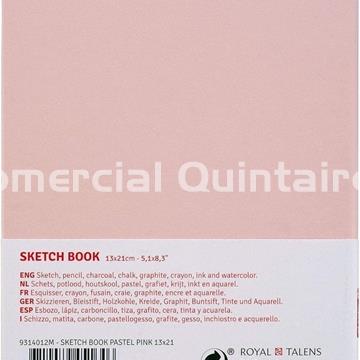 TALENS SKETCH BOOK ROSA 13 X 21CM, 140G - Imagen 2