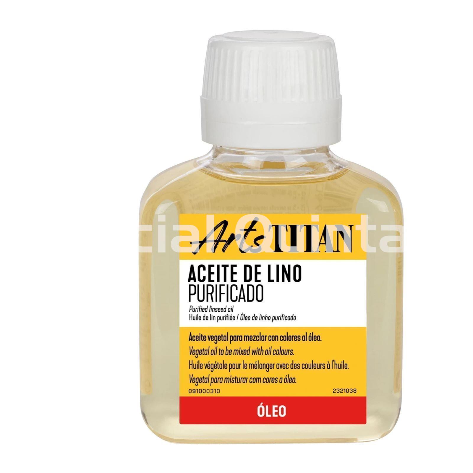 TITAN ARTS Aceite lino, purificada - Imagen 1