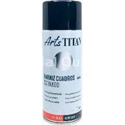 TITAN ARTS Spray Barniz cuadros satinado y brillante 200 ml - Imagen 1