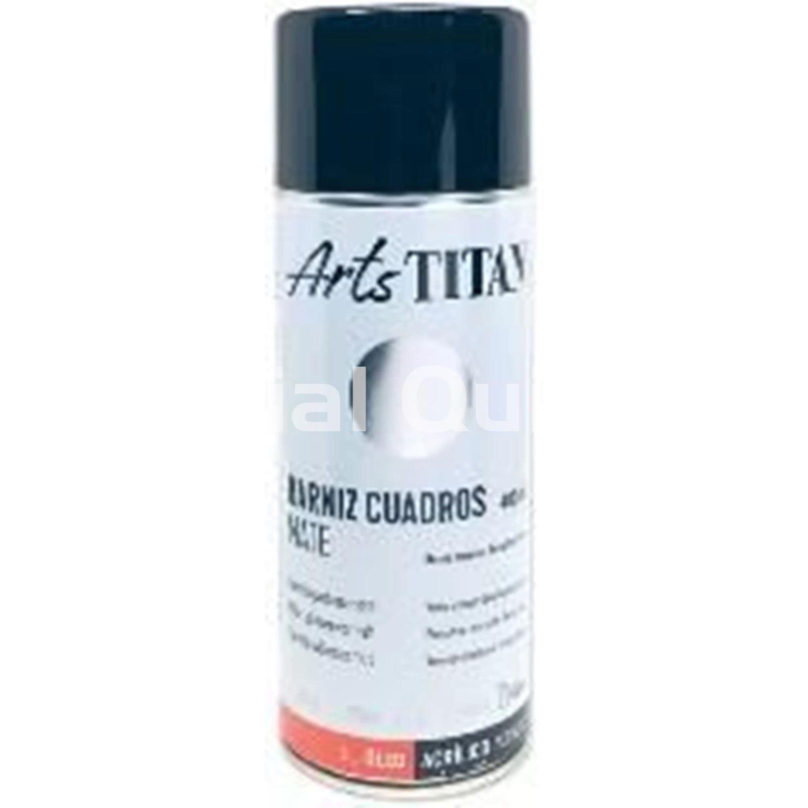 TITAN ARTS Spray Barniz para cuadros mate 200 ml - Imagen 1